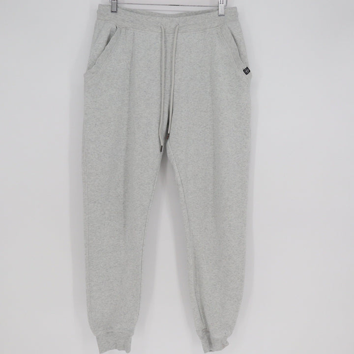 Monument Mens Heather Gray Jogger Sweatpants Fleece Lined Size L