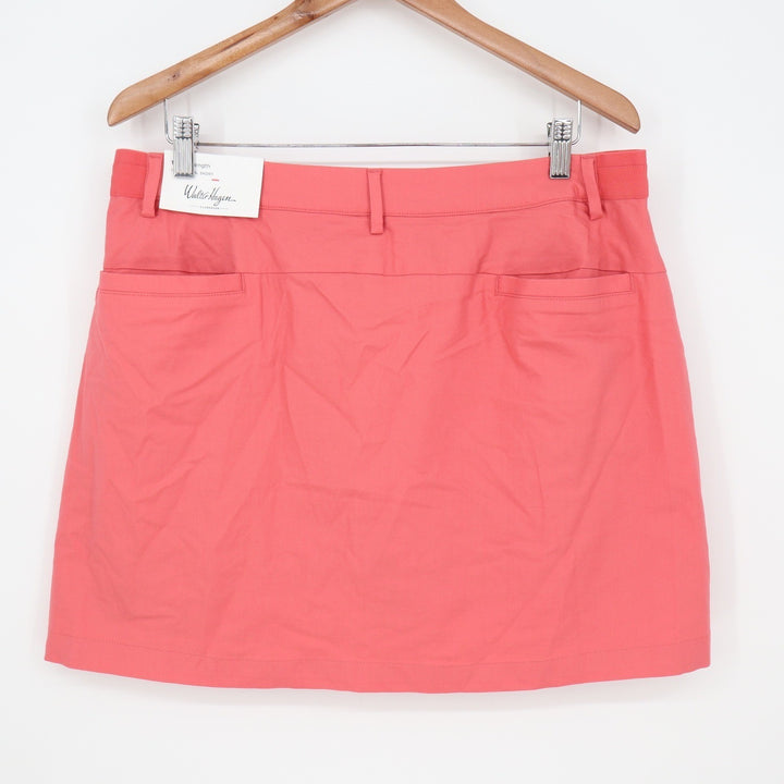 Walter Hagen Clubhouse Womens 14 Pink Rouge Golf Skort Stretch UPF 50+
