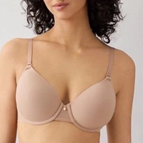 Wacoal Go Anywhere T-Shirt Bra Womens 34C Nude Stretch Padded Adjustable Strap