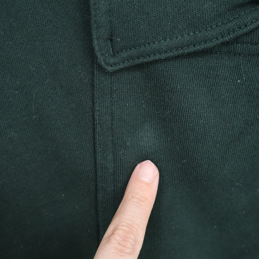 Old Navy Socomfy Sweatpants Womens XL Olive Green Cotton Cargo Pockets Wide Leg