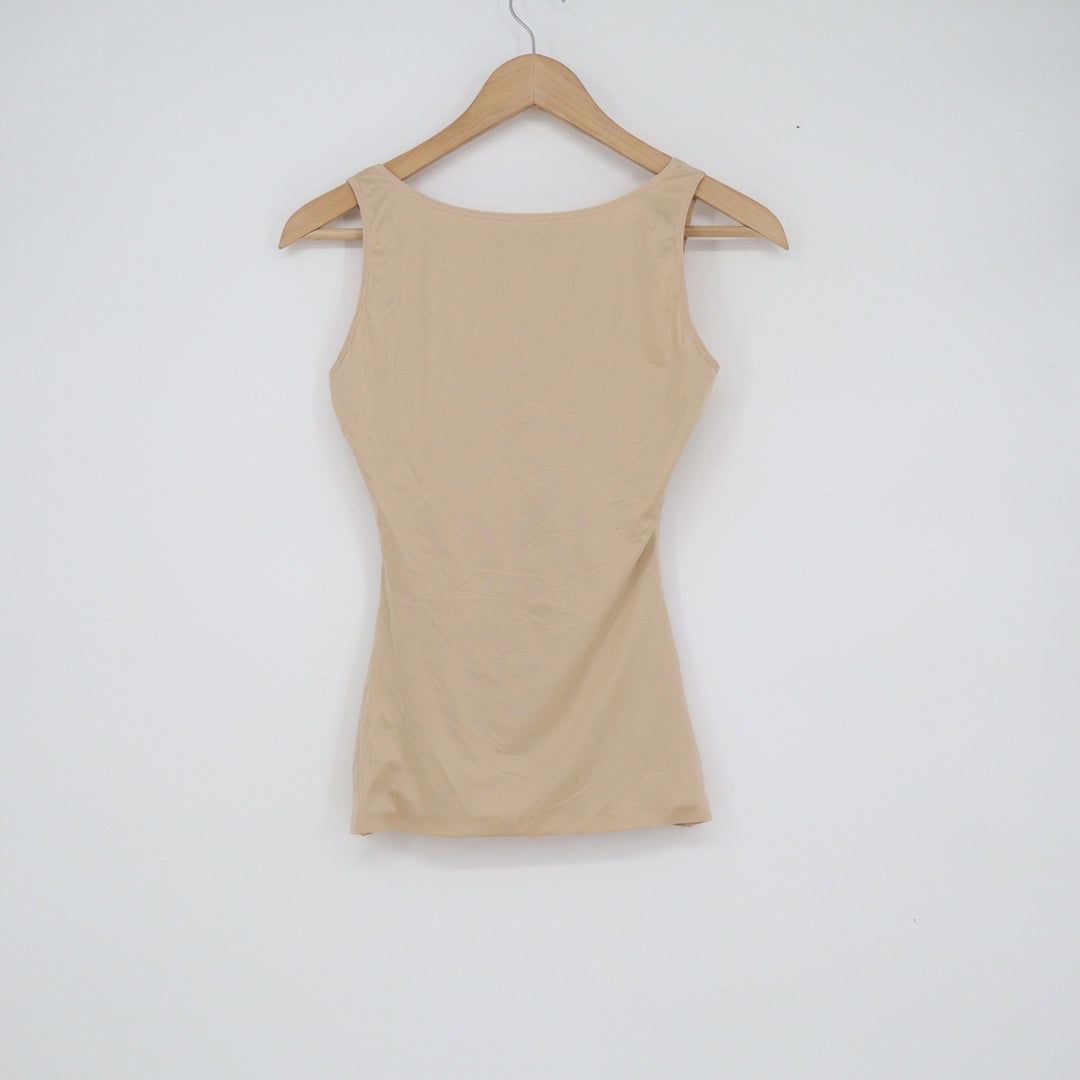 Maidenform Comfort Devotion Shapewear Camisole Beige Firm Control Tank Top M