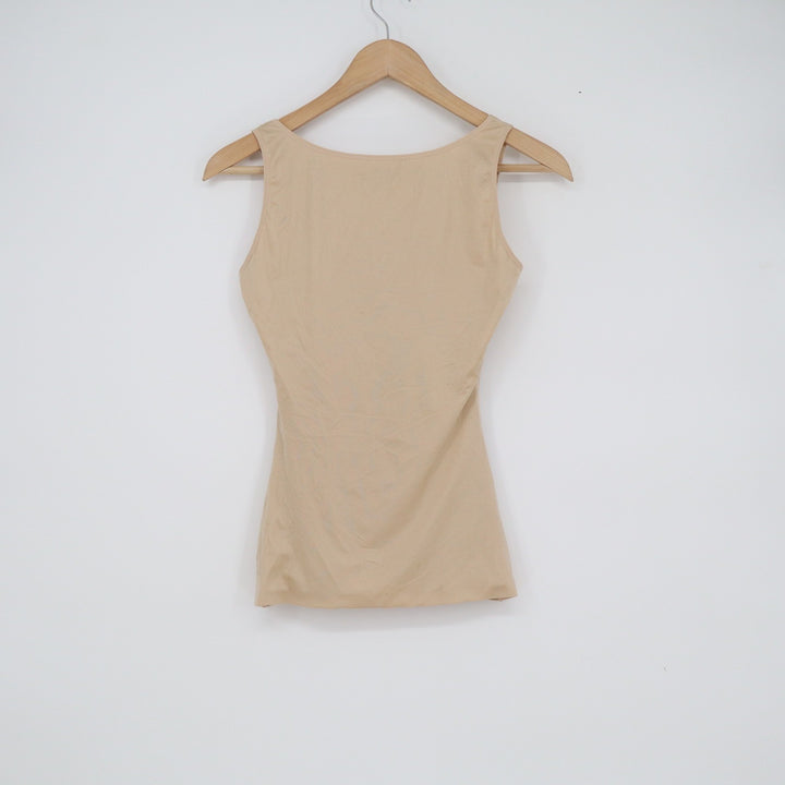 Maidenform Comfort Devotion Shapewear Camisole Beige Firm Control Tank Top M
