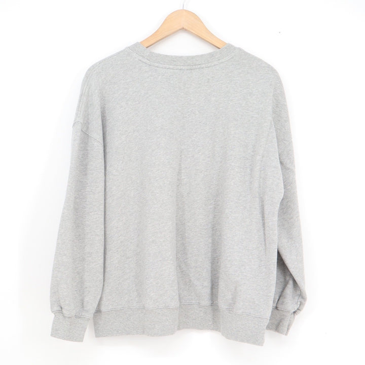 Old Navy SoComfy Heather Gray Crewneck Sweatshirt Womens Small Relaxed Pullover