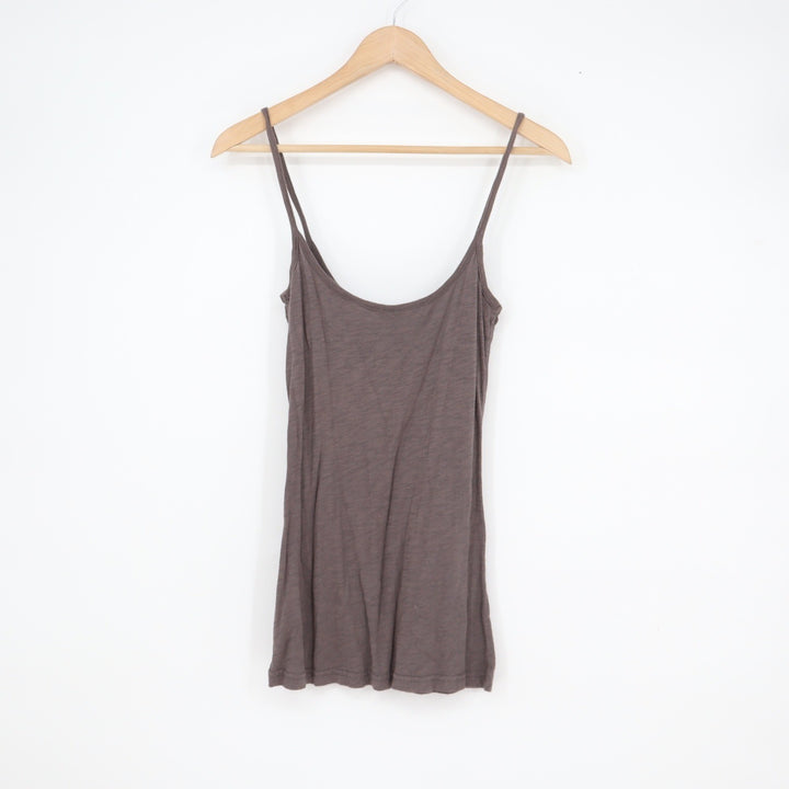 Threads 4 Thought Charcoal Organic Cotton Modal Cami Tank Top XS
