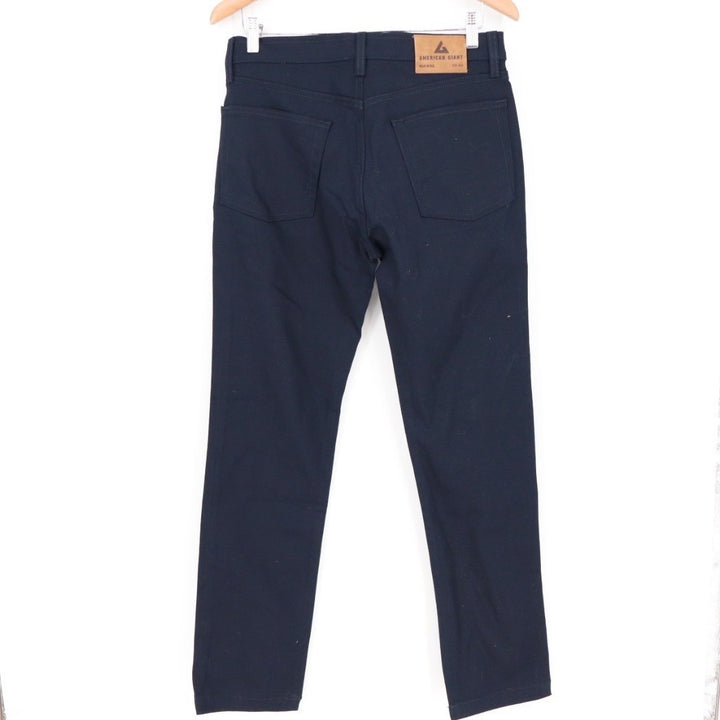 American Giant The Roughneck Pant Made In USA Size 30X32 Navy Blue