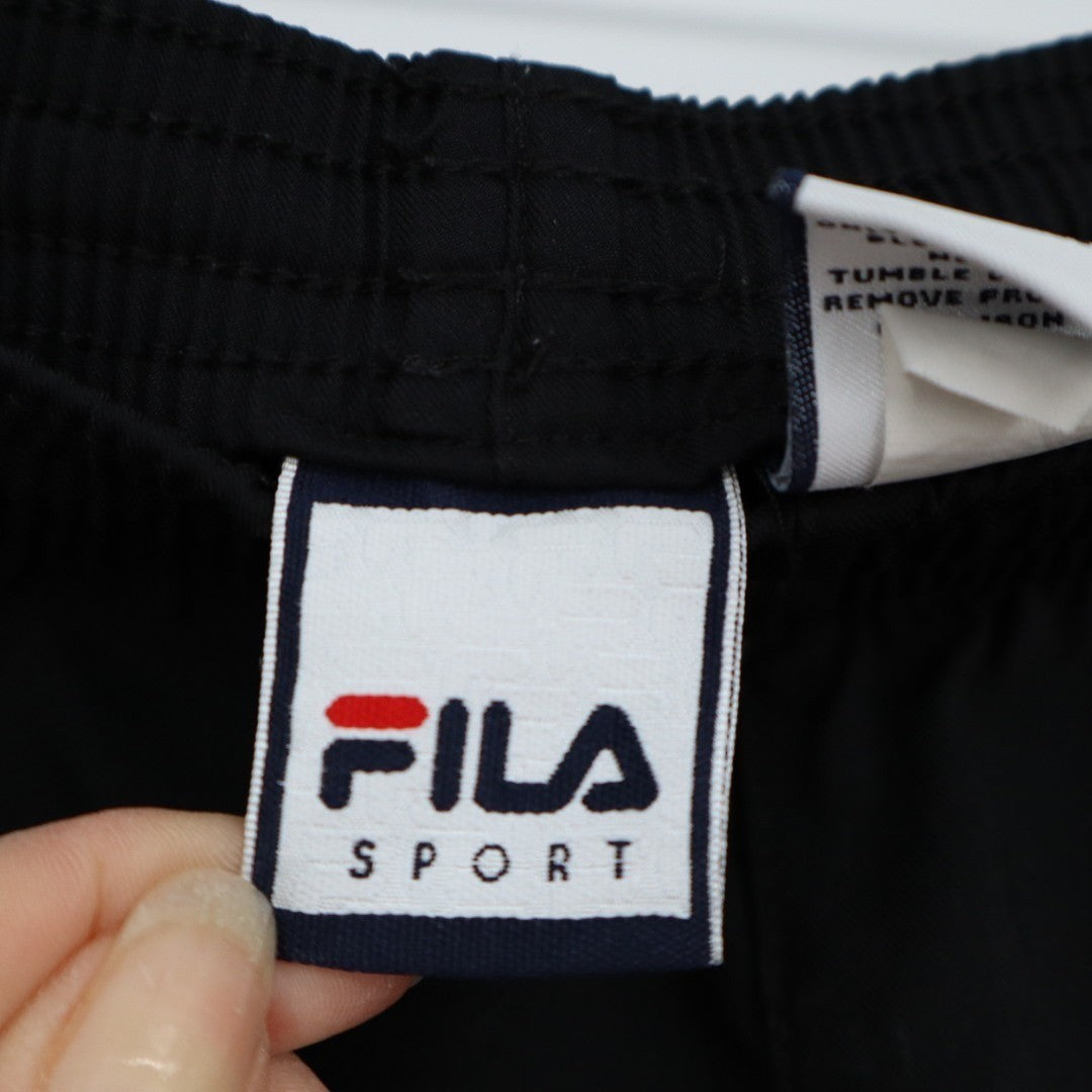 Fila Sport Athletic Shorts Men's XL Black Elastic Waistband Running Workout