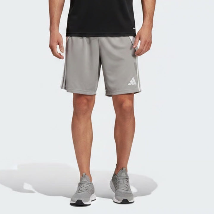 Adidas Mens Tiro 24 Soccer Shorts Grey White XS NEW