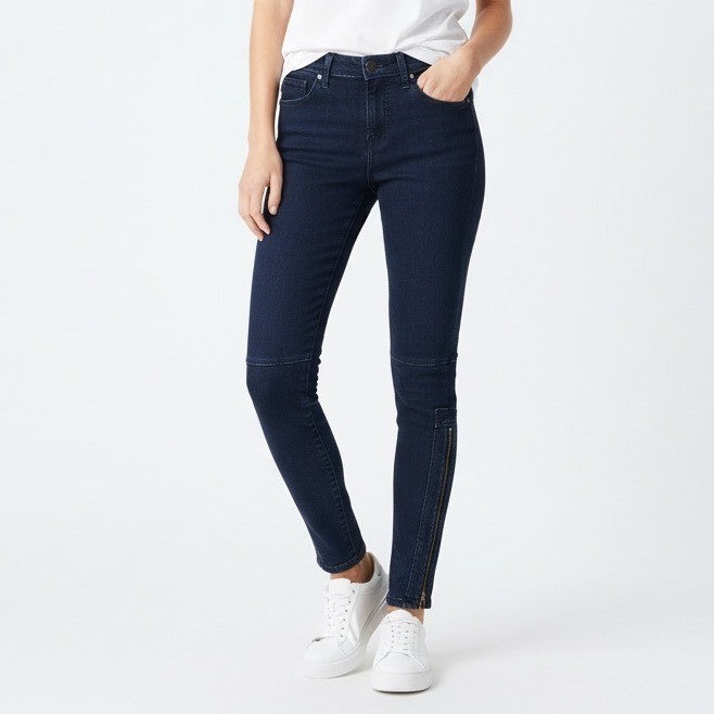 Rag Bone Jean Womens Size 26 Dark Indigo Skinny Zipper Ankle Jeans W15351382