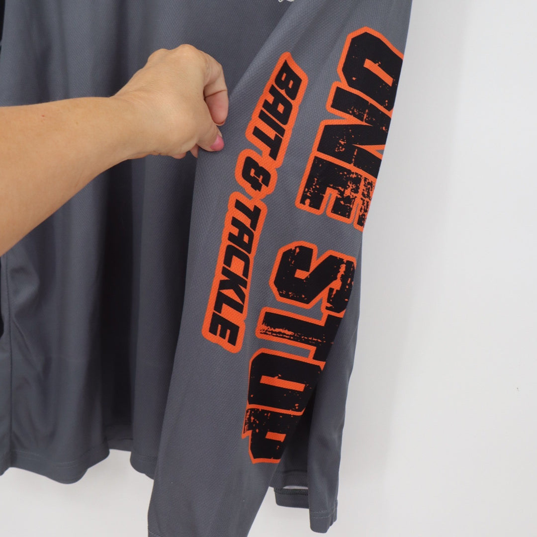 Unbranded Performance Shirt Mens 2XL One Stop Bait & Tackle Gray Fishing