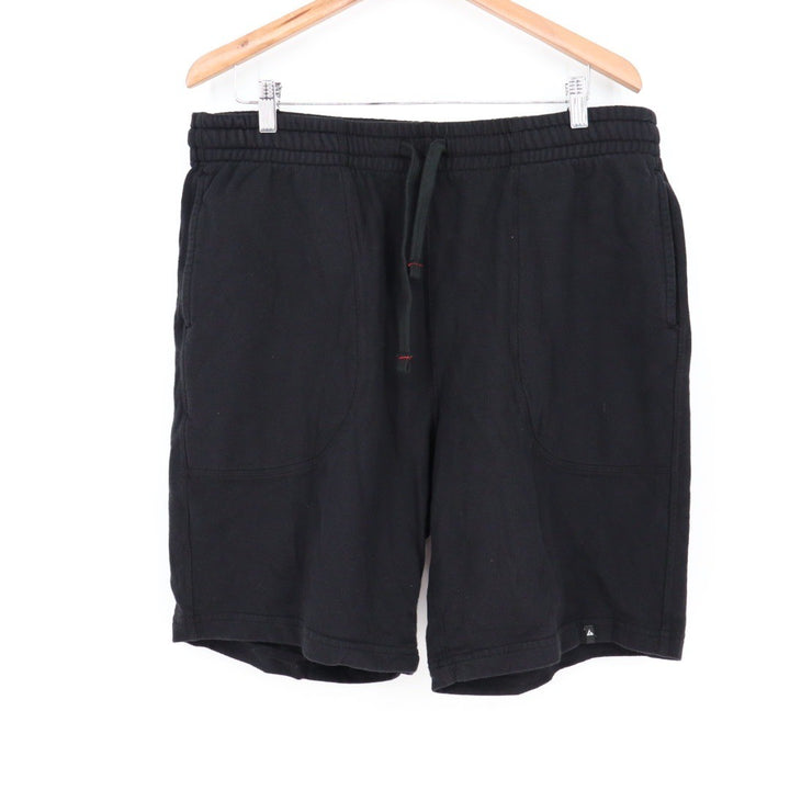 American Giant Black Cotton Sweat Shorts Mens XL Made in USA Casual Lounge