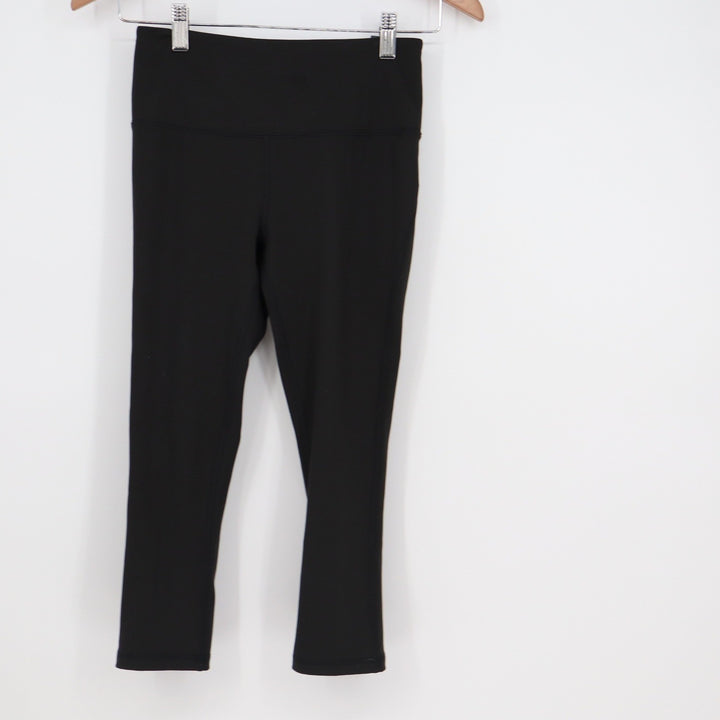 DSG Womens Momentum High Rise Capri Leggings Pure Black XS