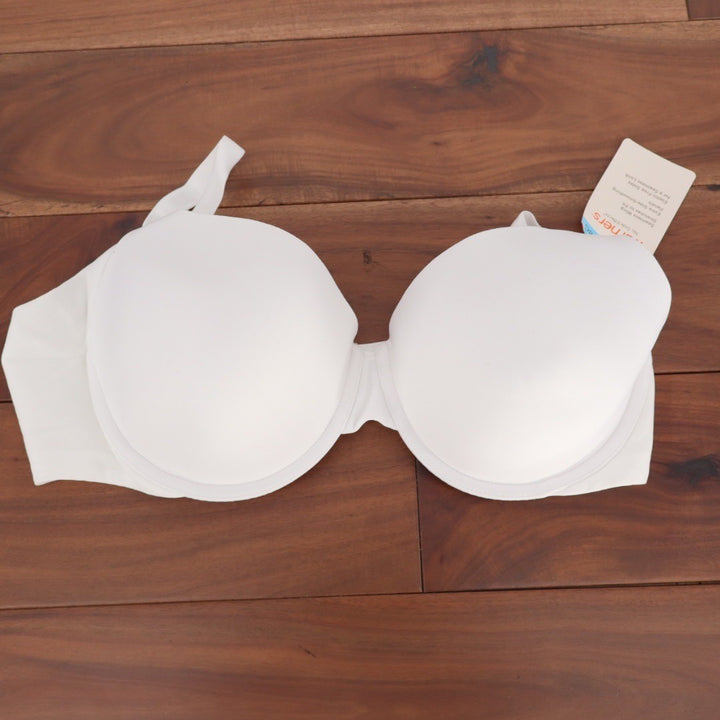 Warners No Side Effects White Underwire Bra Lightly Lined 38C RA3061A