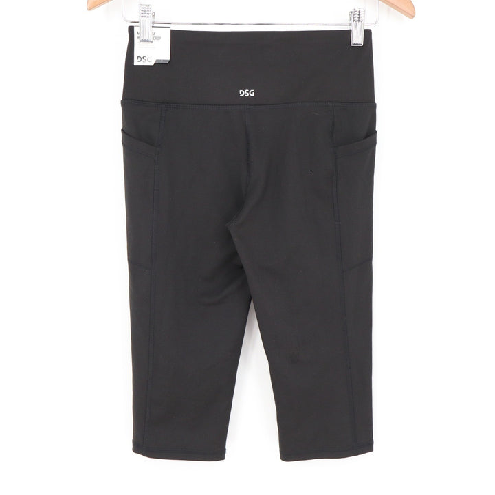 DSG Momentum Crop Leggings Womens Small Pure Black NWT