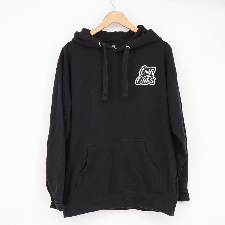 Cotton Heritage Mens One of them Ones Embroidered Hoodie Black Large