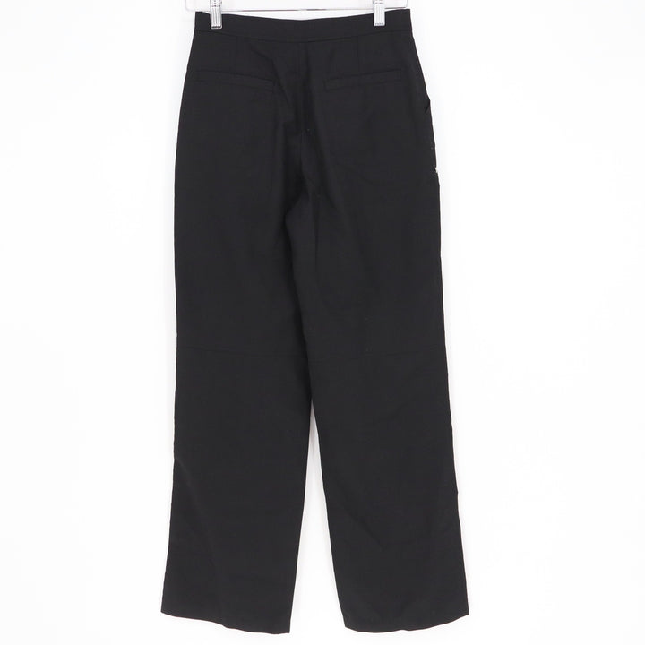 Higashi Shugyoku Black Utility Pants Zipper Pockets Straight Leg Japanese Brand