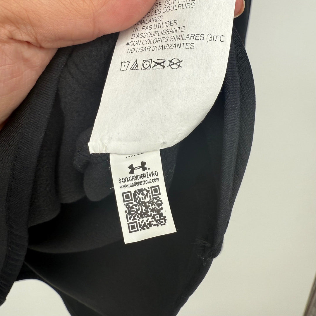 Under Armour Black Logo Hoodie Sweatshirt Size M
