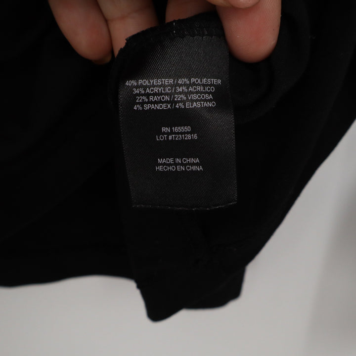 32 Degrees Heat Womens Large Black Long Sleeve Scoop Neck Base Layer Top