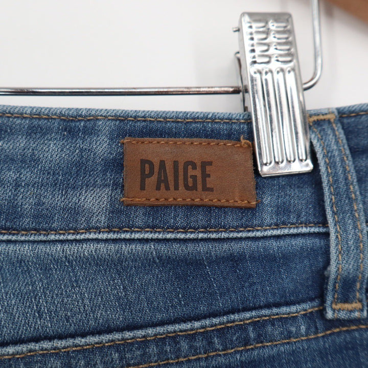 PAIGE Skyline Ankle Peg Jeans Womens Size 28 Medium Wash Straight Leg Denim
