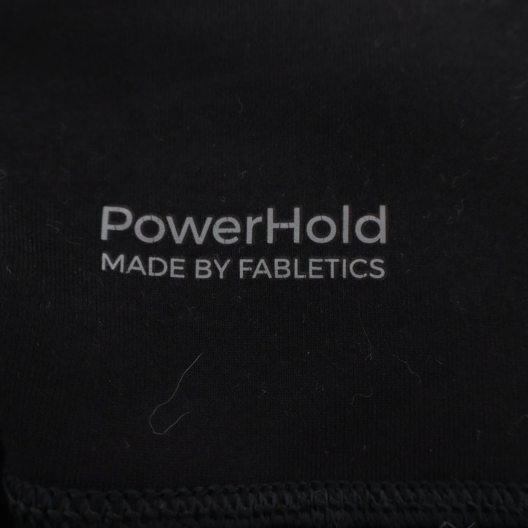 Fabletics PowerHold Leggings Womens 27 Black High Waist Performance Running Yoga