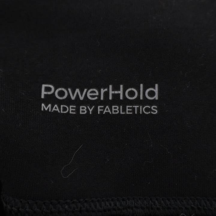 Fabletics PowerHold Leggings Womens 27 Black High Waist Performance Running Yoga