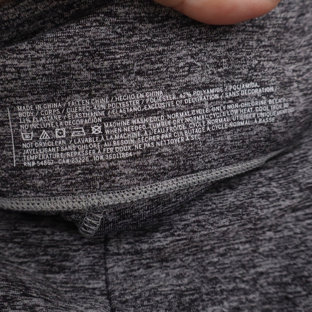 PINK Victoria's Secret Yoga Leggings Grey Space Dye Logo Tape XS