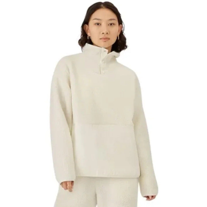 Allbirds Women's Fluff Fleece Pullover Natural White Size L