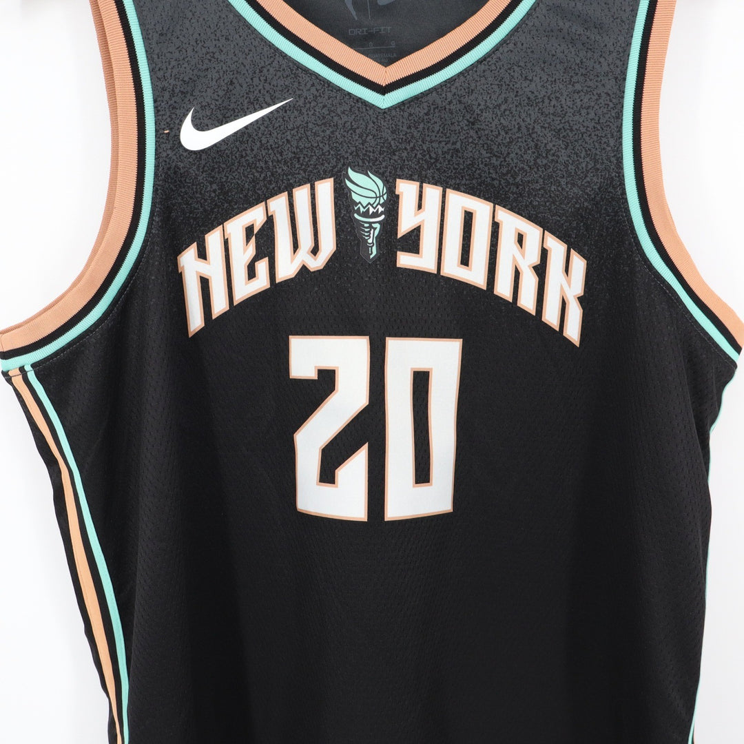 Nike New York Liberty Sabrina Ionescu 20 Explorer Edition Jersey Black Large