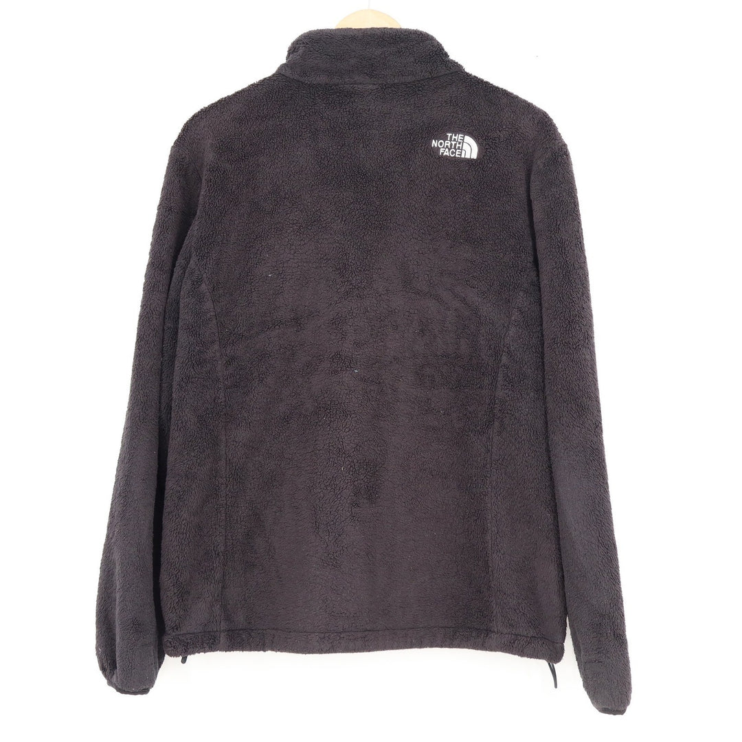 The North Face Osito Fleece Jacket Womens Large Black Full Zip High Pile Soft