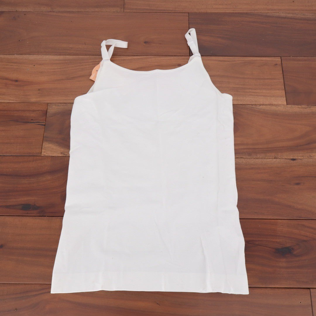 Shapermint Essentials All Day Every Day Scoop Neck Cami White L