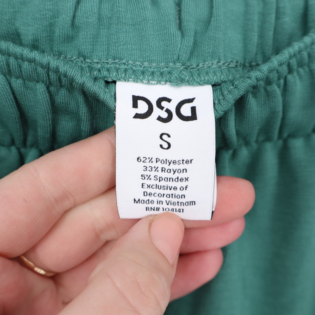 DSG So Soft Cinch Pant Womens Small Teal Blue Jogger Sweatpants NEW