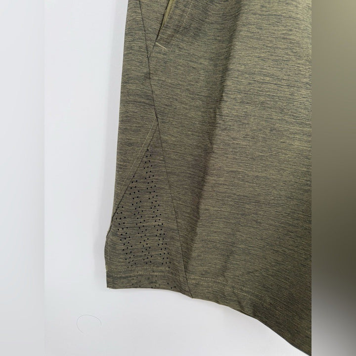Adidas Men's Axis 2.5 Woven Heathered Shorts Size S Focus Olive