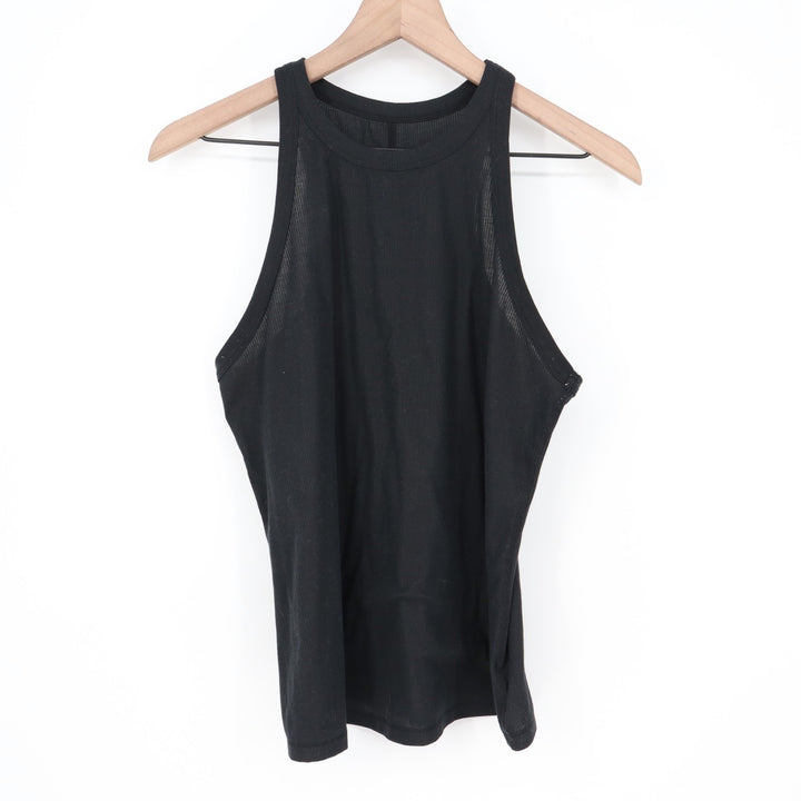 All In Motion Tank Top Womens XL Black Knit Stretch Round Neck Athletic Yoga