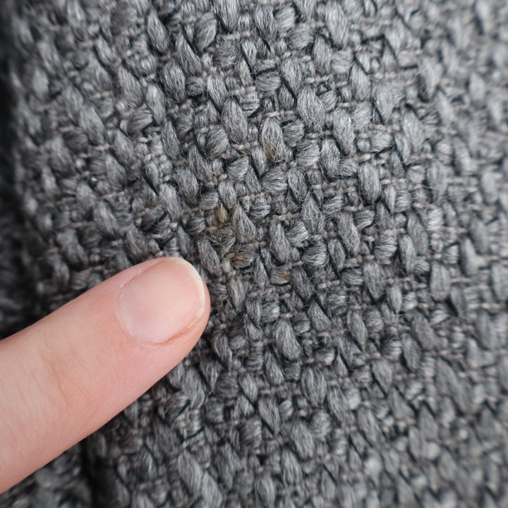 Coldwater Creek Blazer Jacket Women's 10 Gray Tweed Button Front 3/4 Sleeve
