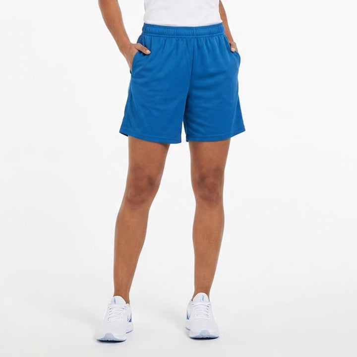 Tek Gear Boys Blue Athletic Shorts XL Husky 20H Mesh Performance Gym