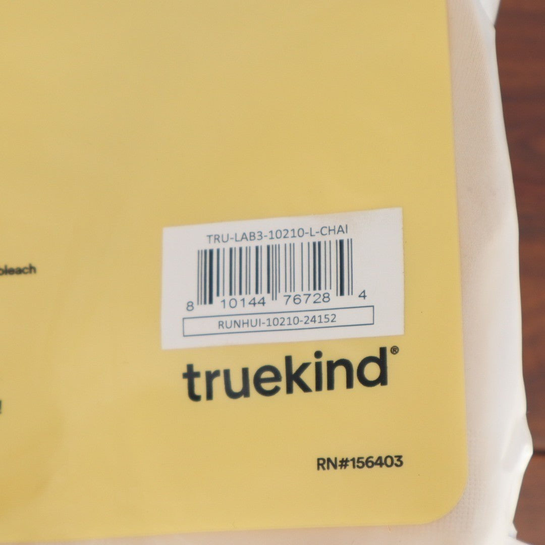 Truekind Supportive Comfort Wireless Shaping Bra Large Beige Seamless Stretch