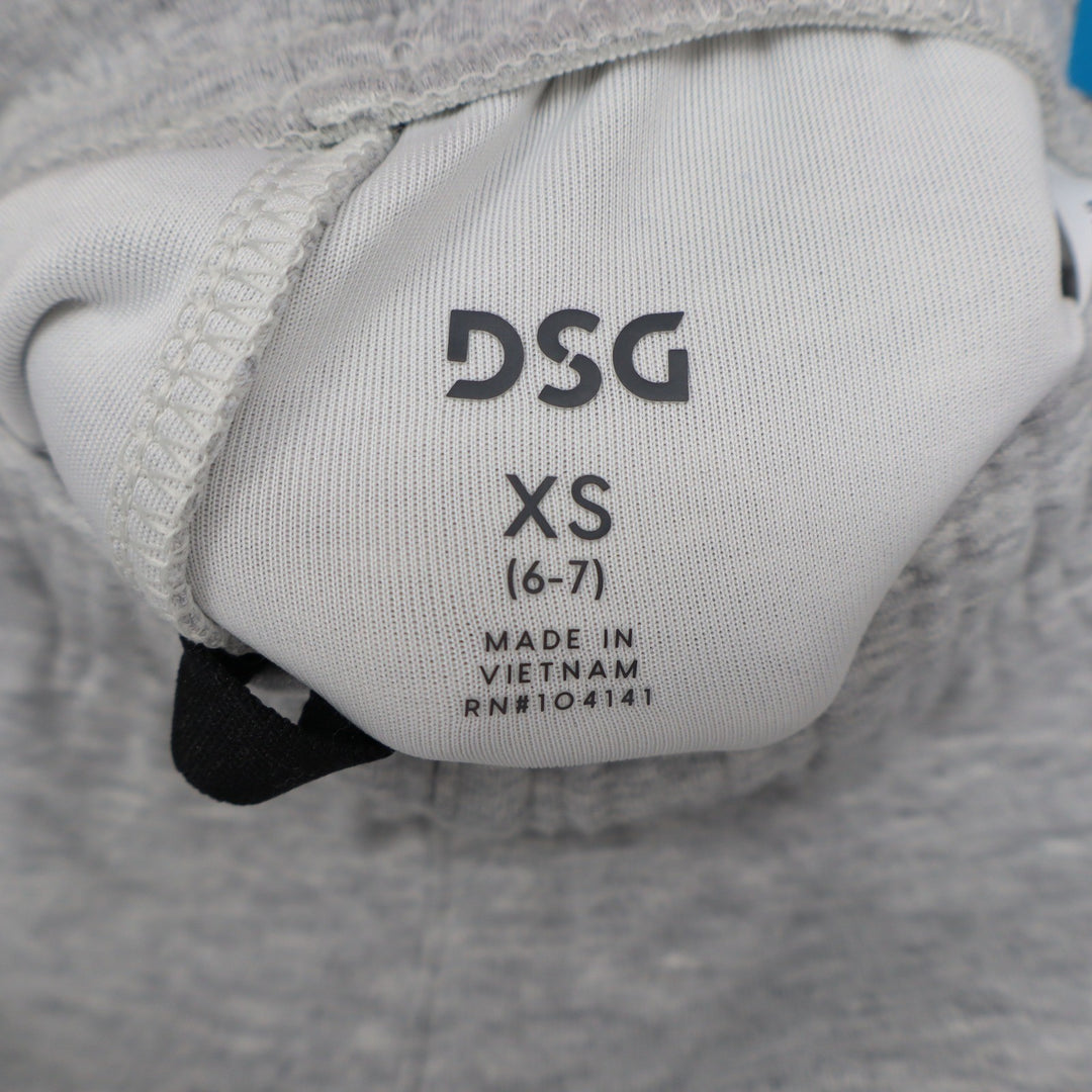 DSG Boys Sport Fleece Jogger Pants Light Heather Grey XS 6-7 NEW