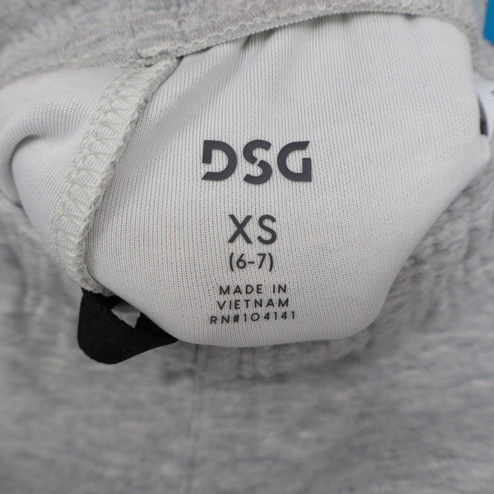 DSG Boys Sport Fleece Jogger Pants Light Heather Grey XS 6-7 NEW