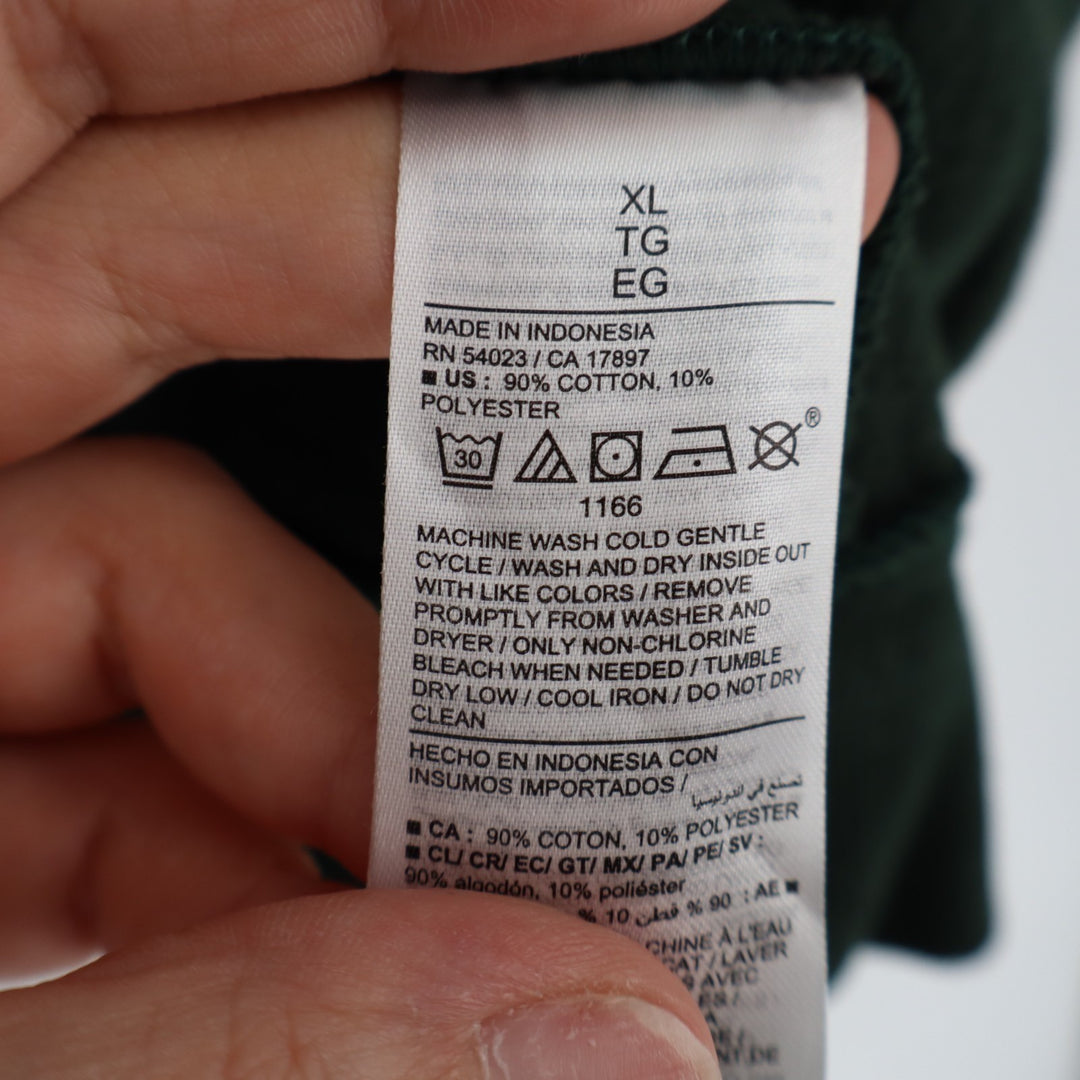 Old Navy Socomfy Hoodie Mens XL Forest Green Cotton Full Zip Ribbed Long Sleeve