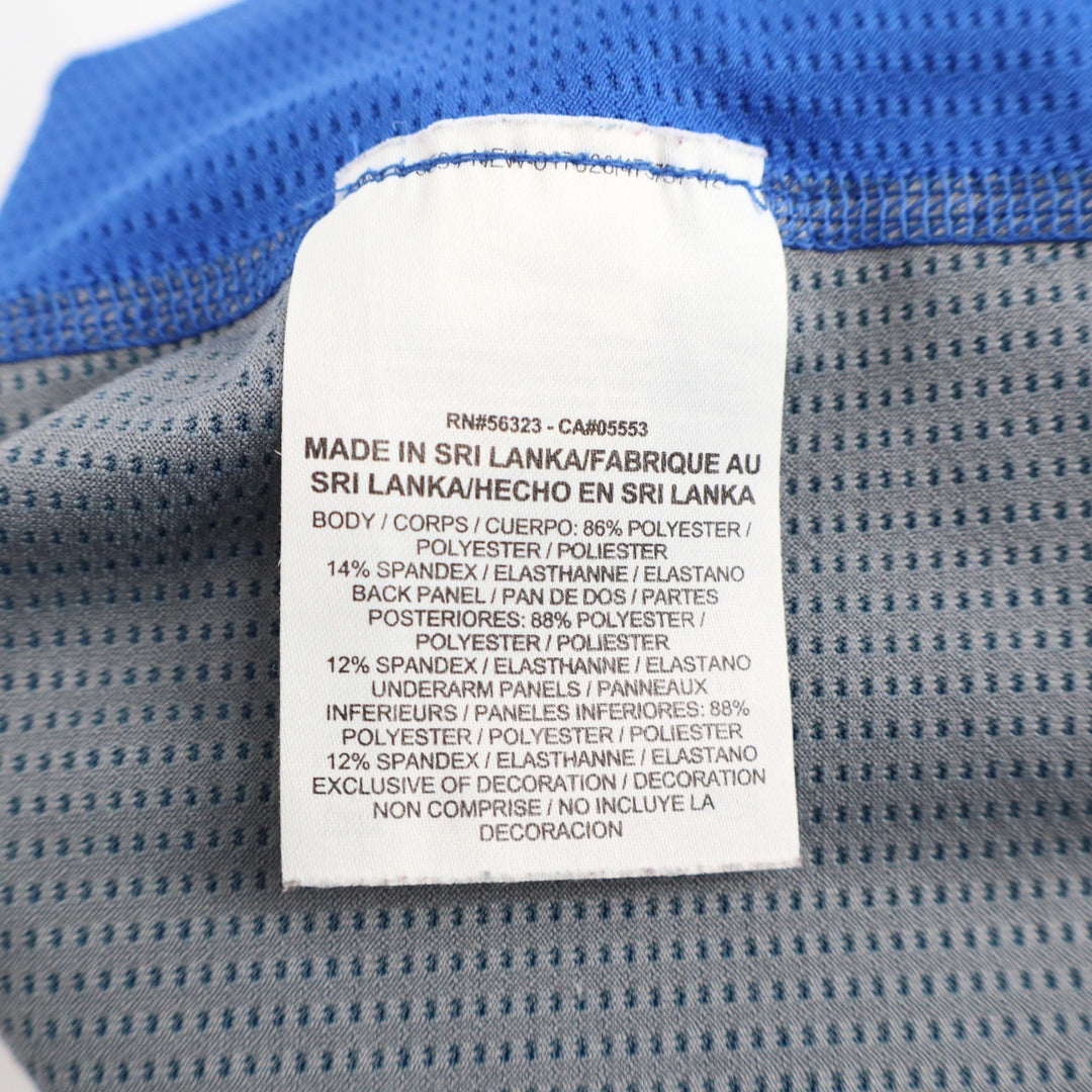 Nike Pro Hypercool T-Shirt Men Medium Blue Stretch Fitted Crew Neck Short Sleeve