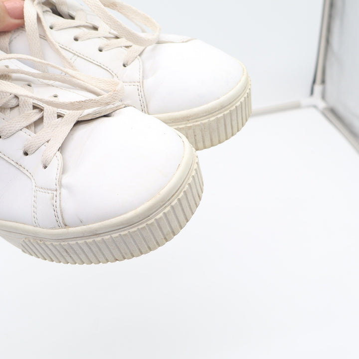 Fila Panache 19 Womens White Metallic Silver Platform Sneakers 8.5