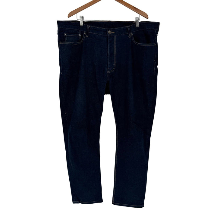 MTailor Dark Wash Straight Leg Jeans Mens Size 44x30 Cotton Spandex