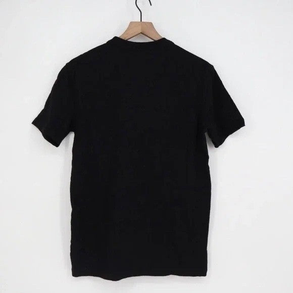 American Giant Mens Classic Cotton Short Sleeve Crew Neck T-Shirt Black Size S