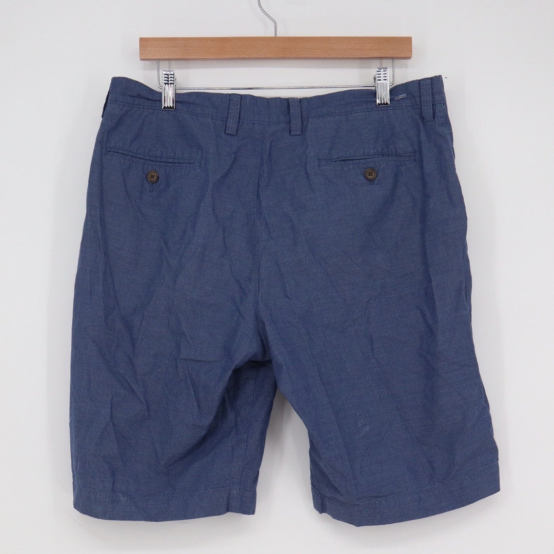 J.Crew Rivington Mens Blue Cotton Textured Chino Shorts 34w SP 15