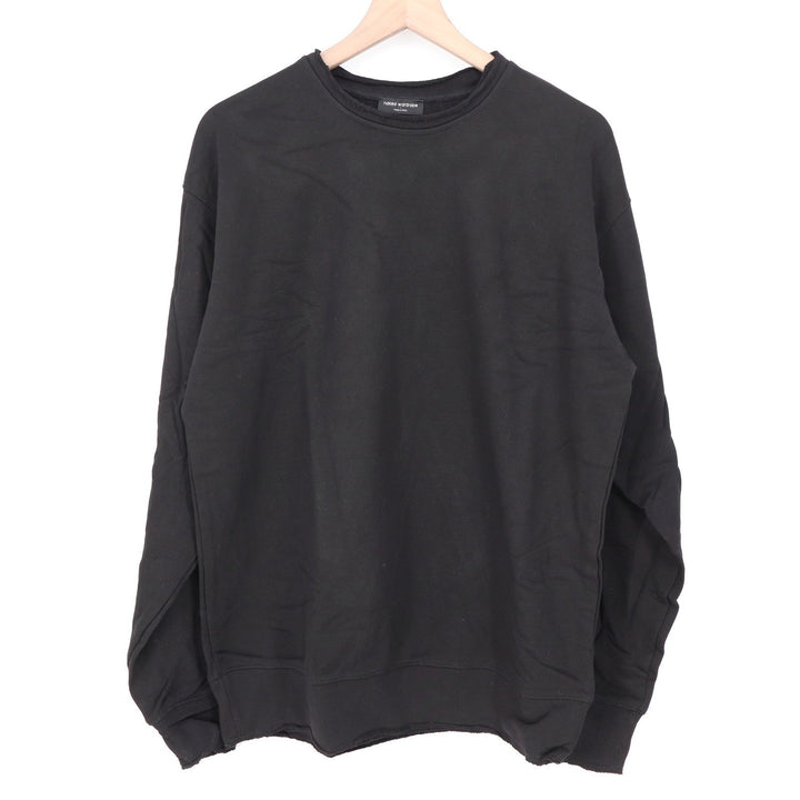 Naked Wardrobe Black Crewneck Sweatshirt and Joggers Lounge Set M