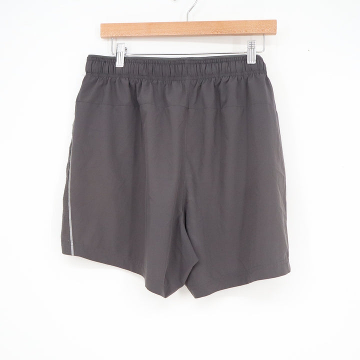 DSG Mens Performance Running Shorts Gray 5 Inseam Lined Athletic Size L