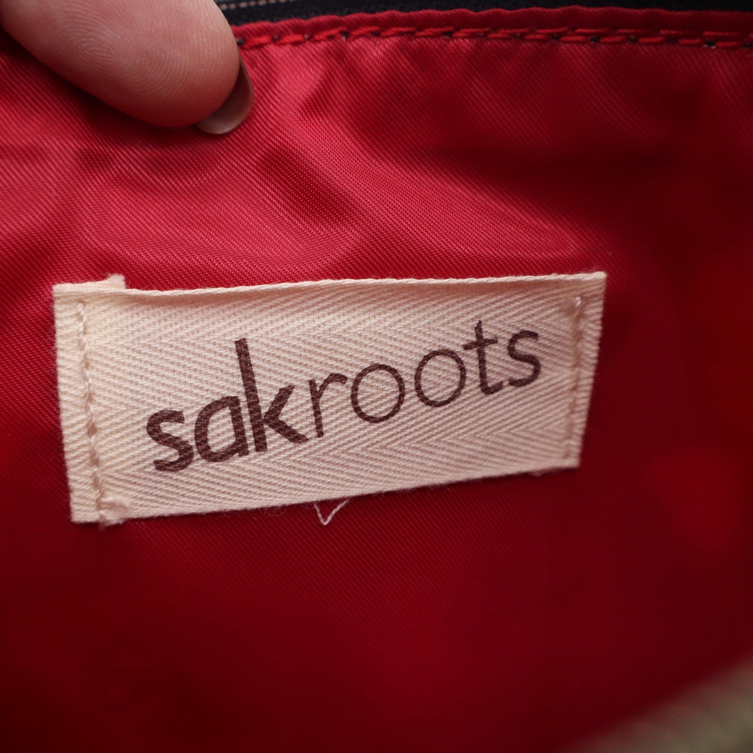 Sakroots Peace Nature Print Cosmetic Pouch Bag Multicolor Coated Canvas