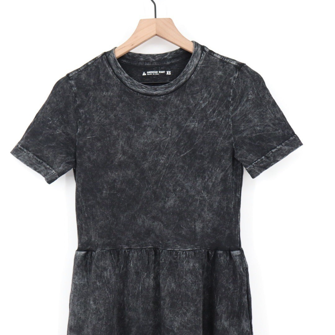 American Giant Women's Premium Slub Tiered Dress Size XS Made In USA