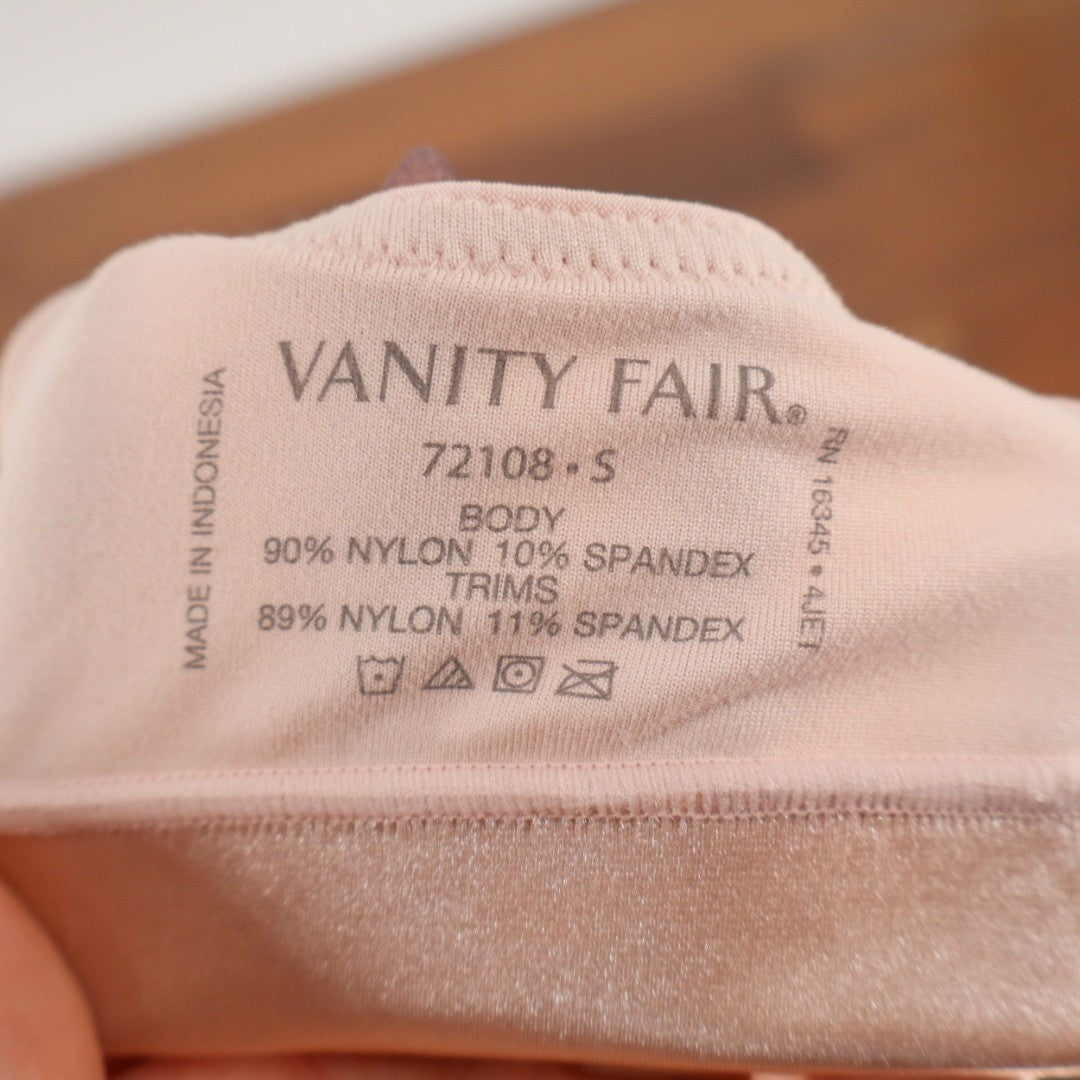 Vanity Fair Illumination Wireless Bralette Bra Small Pink Full Coverage Cups