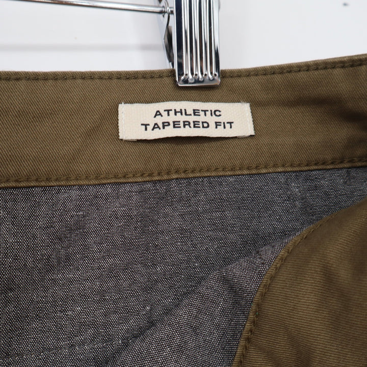 Flint and Tinder Pants Mens 34x30 Athletic Tapered Fit Olive Stretch Excellent