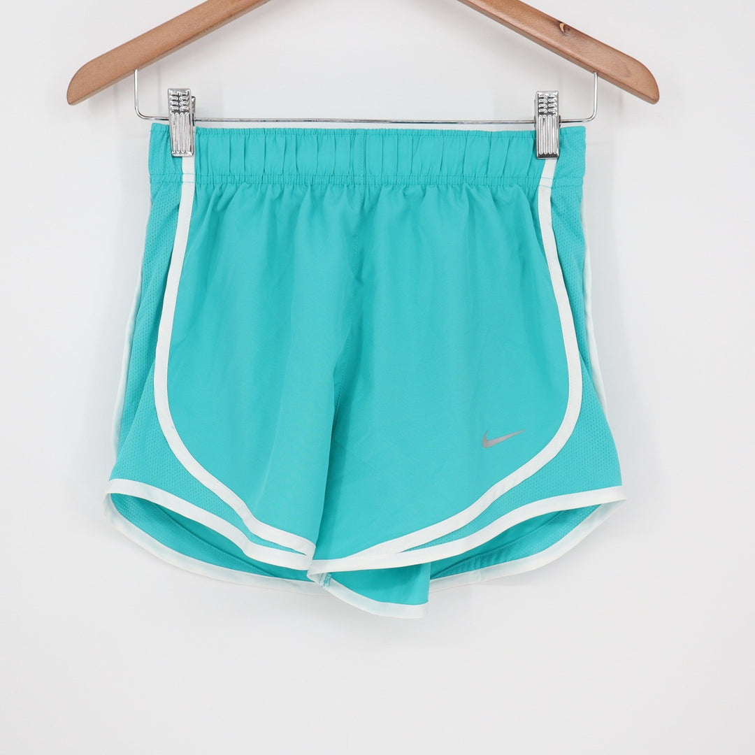 Nike Womens Tempo Dri-FIT Running Shorts Teal White XS